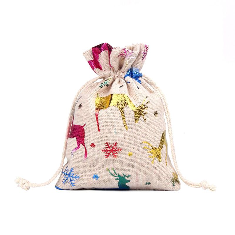 Bunte Elch-Xmas Bronzing Bag-13x18cm