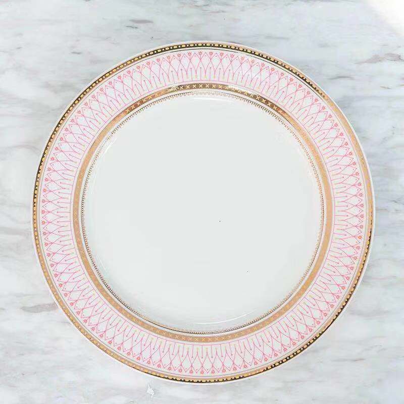 10 inch pink plate