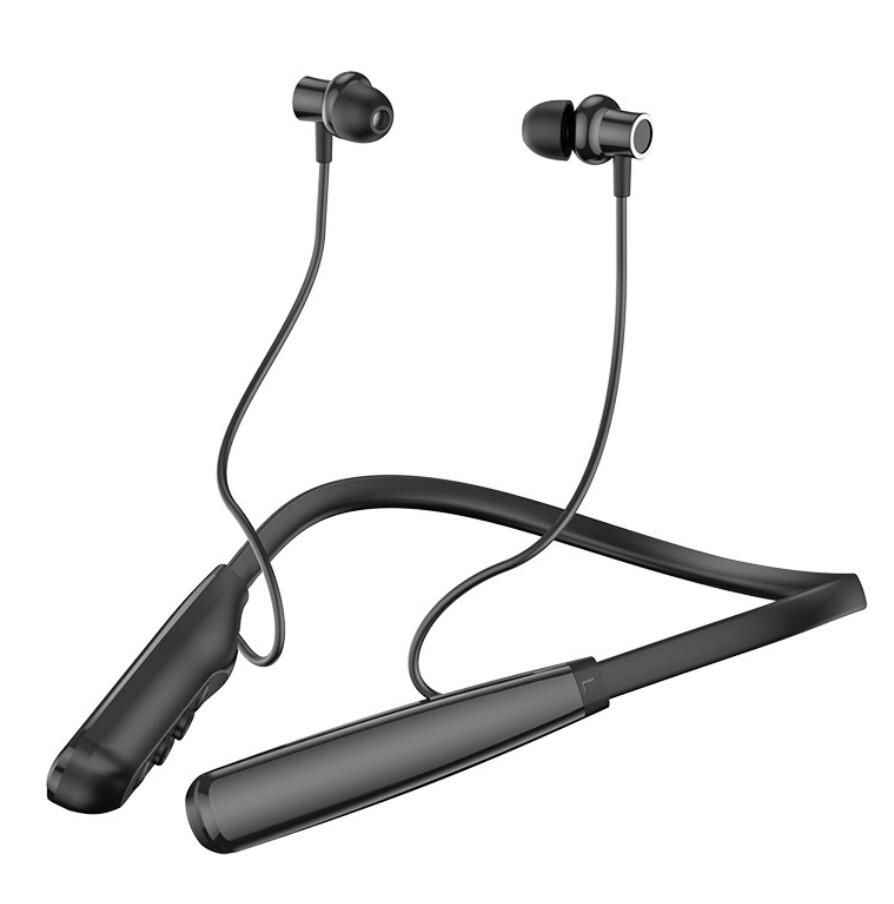 Wireless Mi Neckband Bluetooth Earphoness LED Display Earbuds
