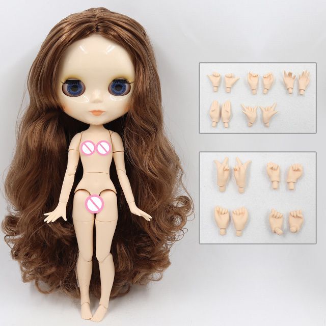 Glossy Face-Doll And Hands Ab14