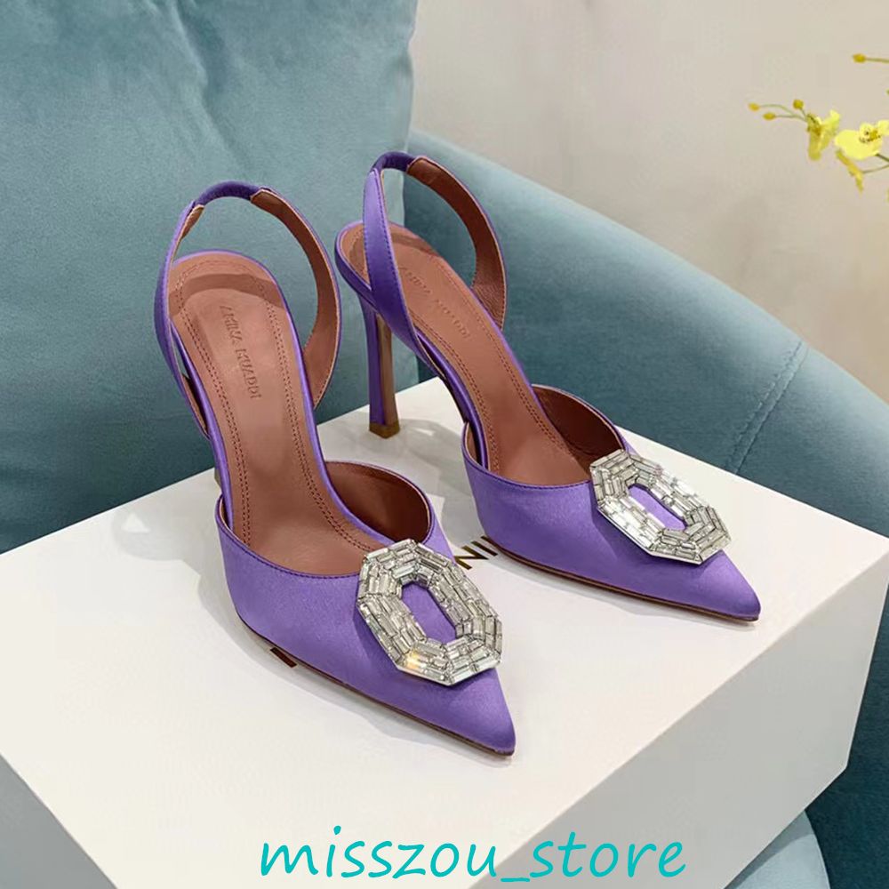 purple 8.5cm heel height