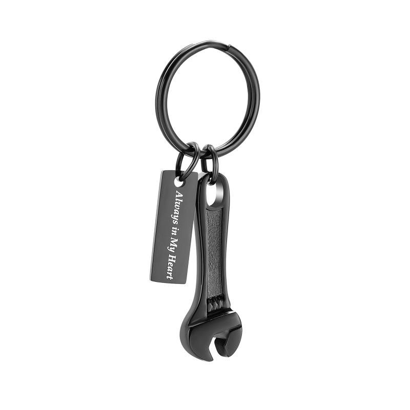 Black 1pcs keychain