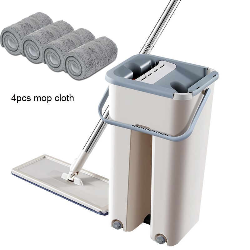 Mop with 4pcs Pads