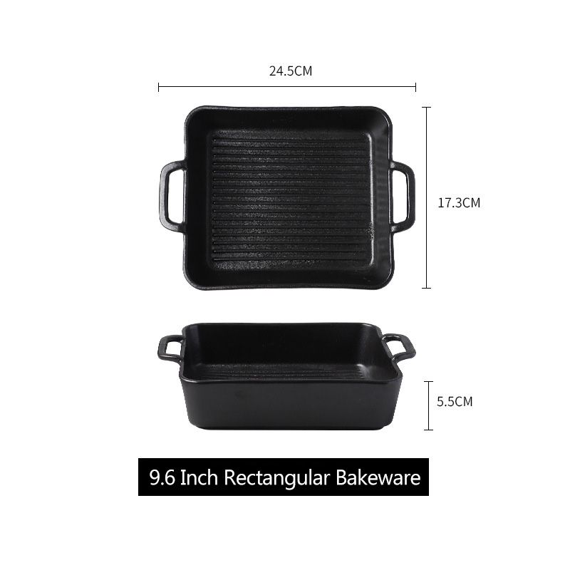 Rectangular bakeware