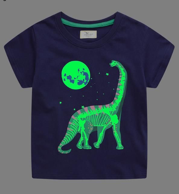 #4 Dinosaur Kids T Shirts