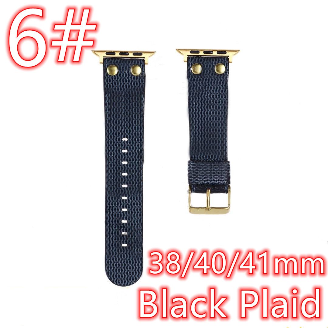 #6 [V] Lettera 38/40/41mm Black Plaid