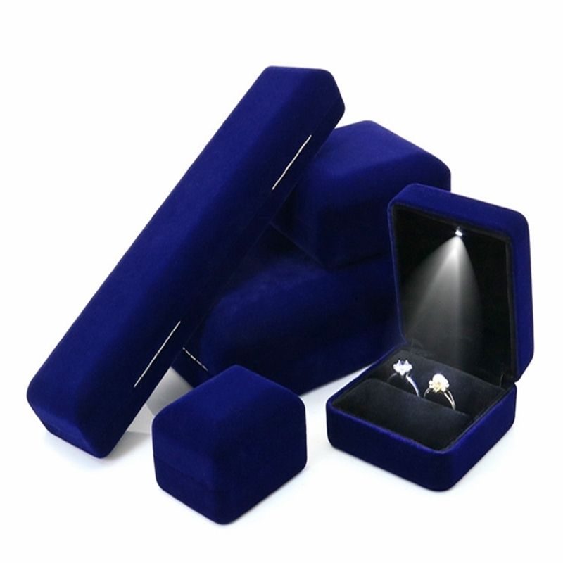 Bleu Boîte de bague