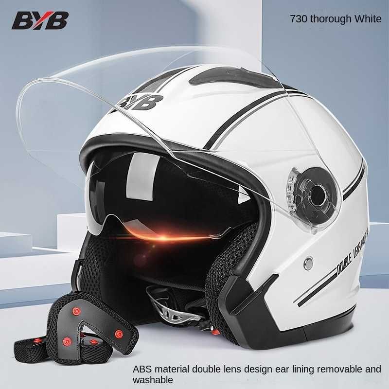 Cycling Helmets 730 New Motorbike For Casco Go Kart Scooter Motor Van  Motorcycle Dual Lens Vintage Helmets Four Seasons Racing Casque Helmet  J230213 From Us_oklahoma, $40.83