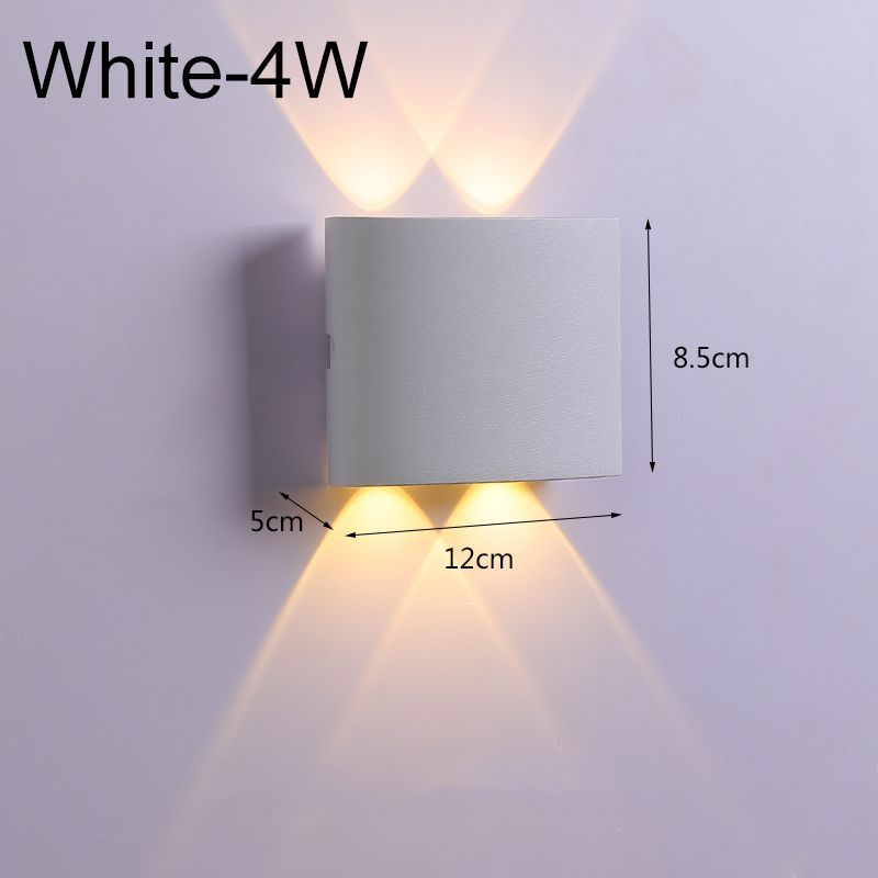 White 4W 2Lights Warm White