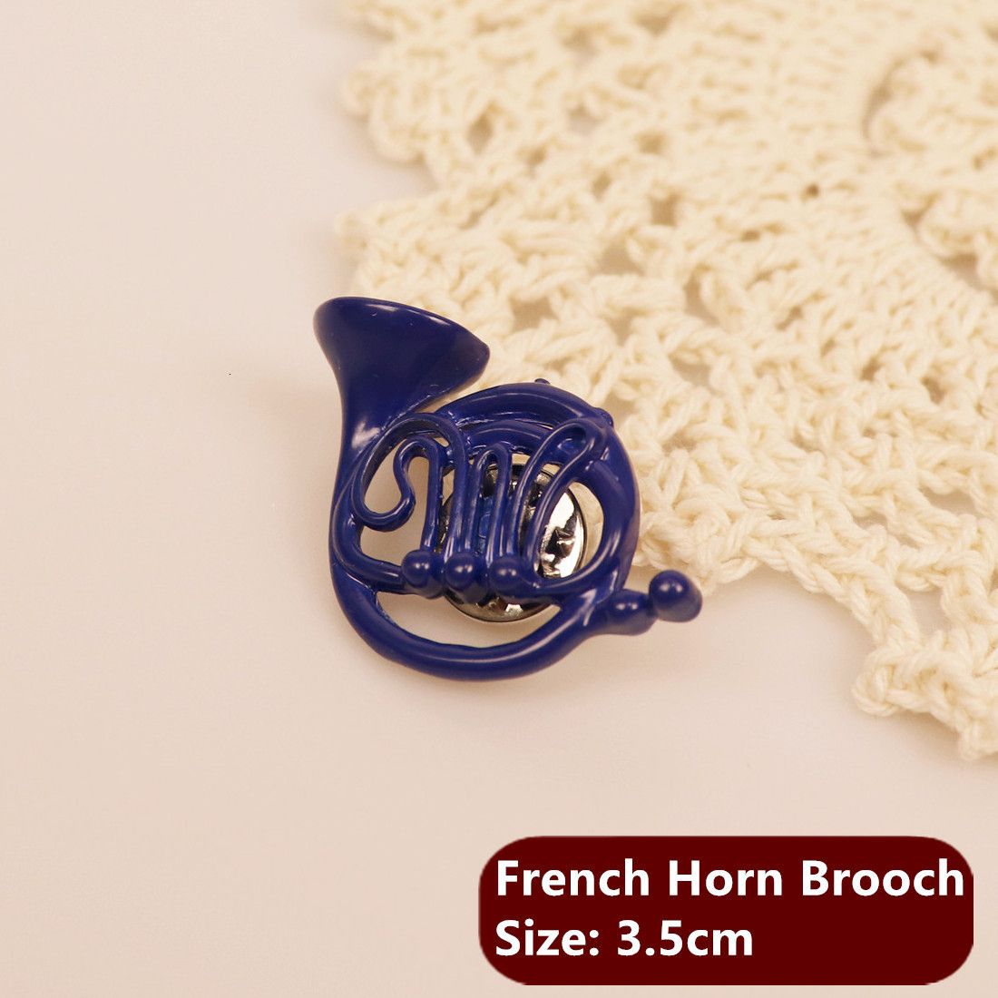 French Horn Spilla