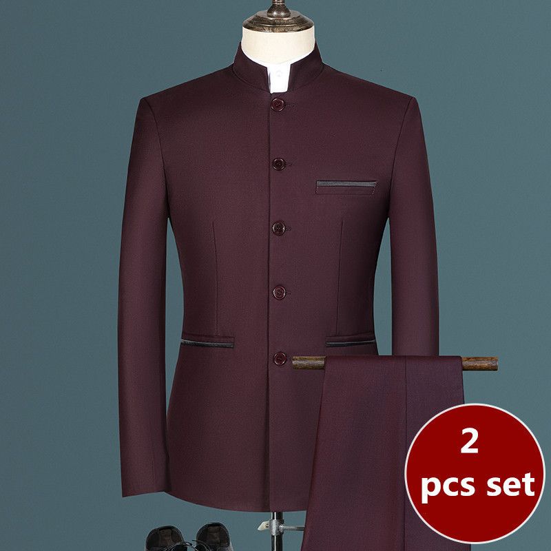 2 pcs set wine red