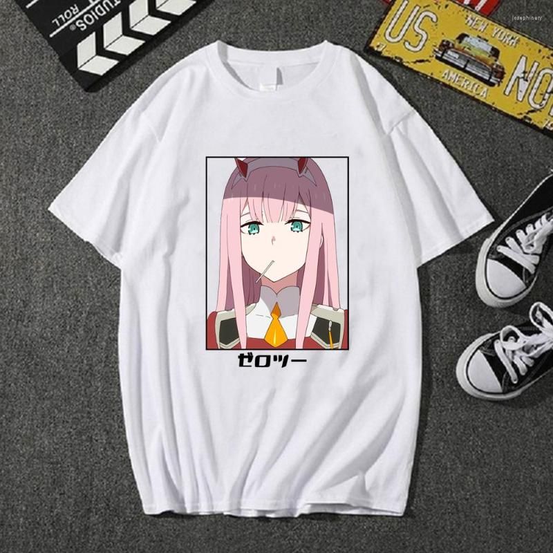 Anime T-Shirts Darling In The Franxx Zero Two Print Men Women