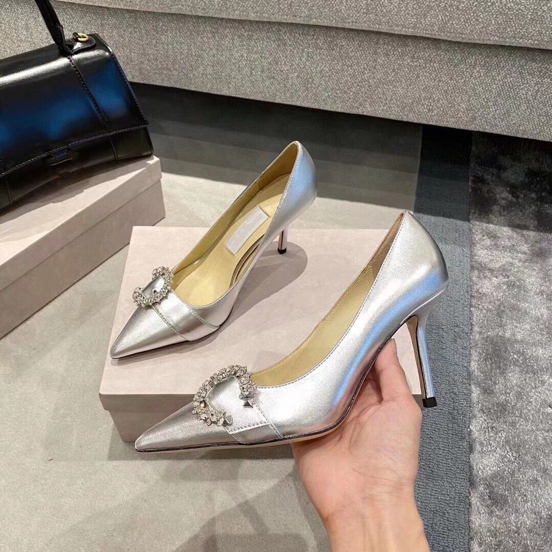 Silver - 80mm heel height