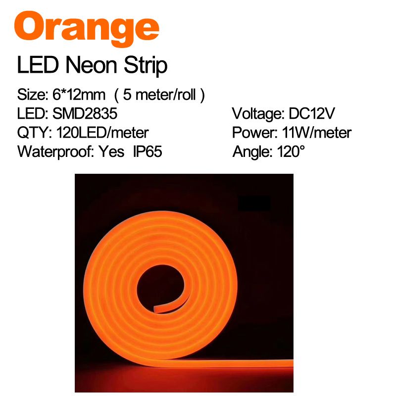 Orange lampor