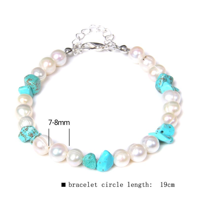 7 Howlite chips adjustable