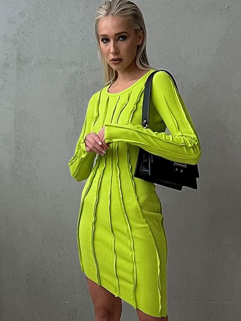 a fluorescent green