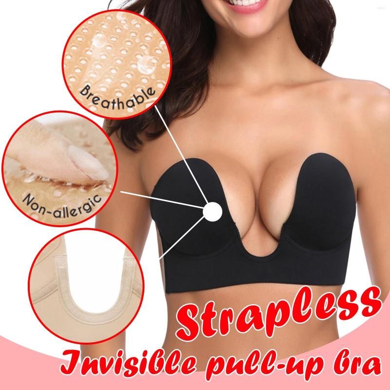 Womens G Strings Invisible Push Up Bra Strapless Bras Dress