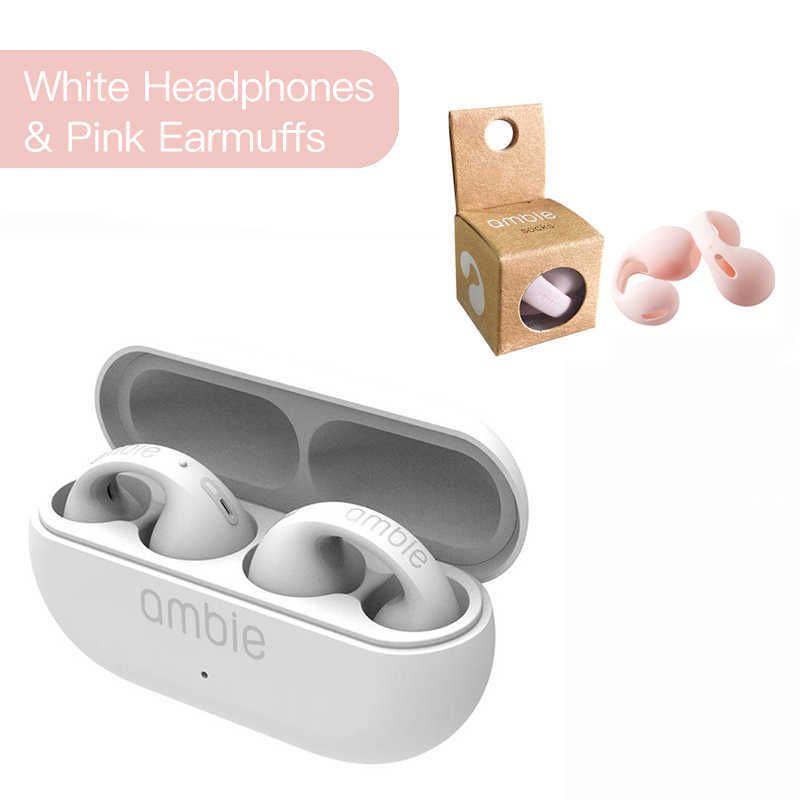 White Pink Earmuffs