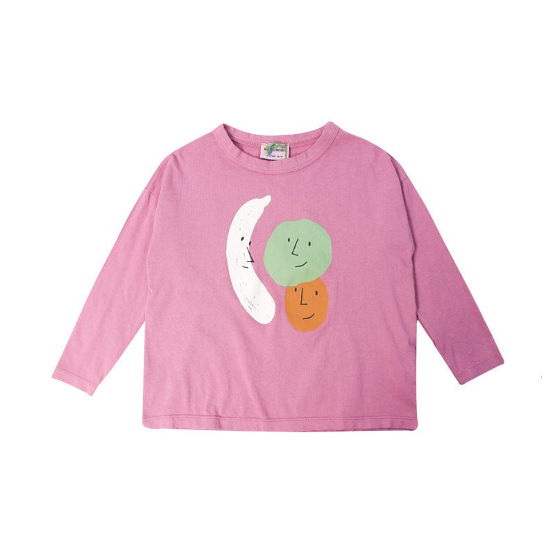 Camiseta de fruta rosa