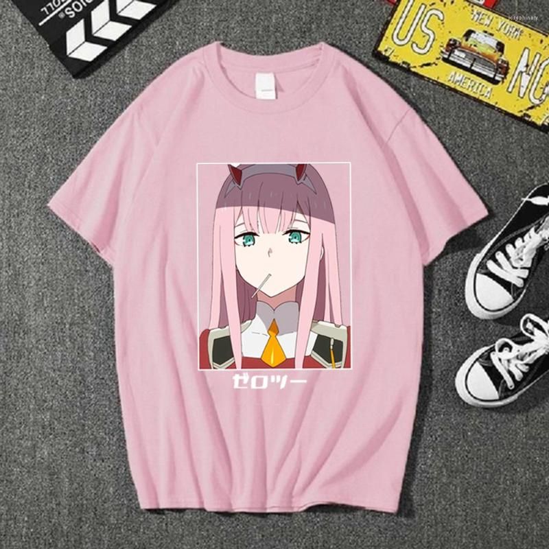 Anime T-Shirts Darling In The Franxx Zero Two Print Men Women