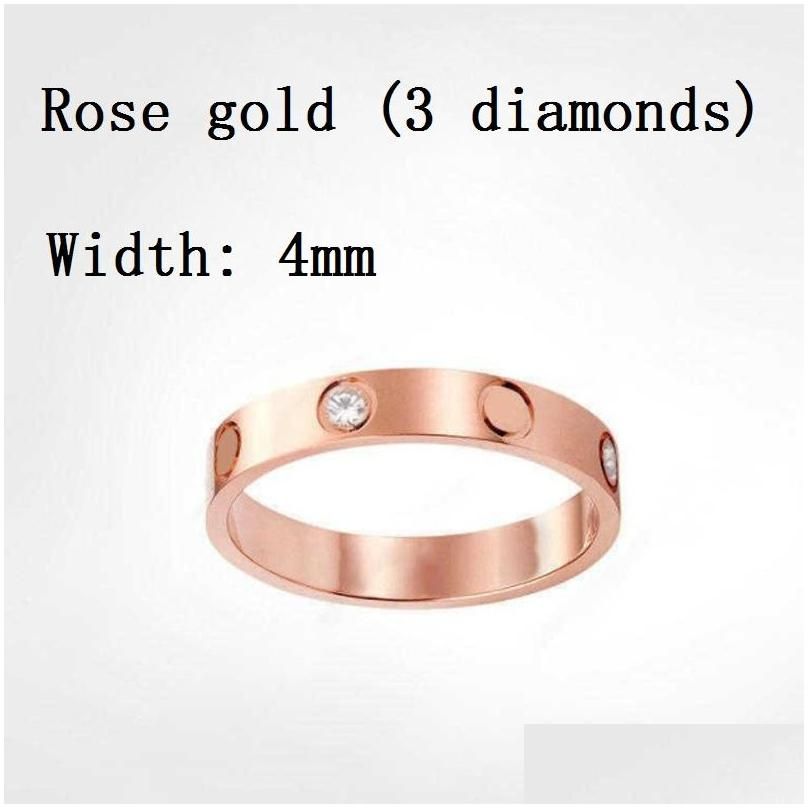 4Mm Rose With Diamond