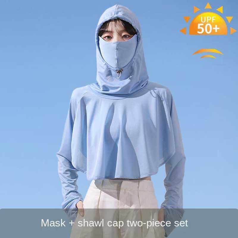 ice blue cape mask