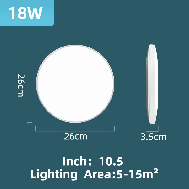 Luz neutra de 18W de estrutura branca 18W