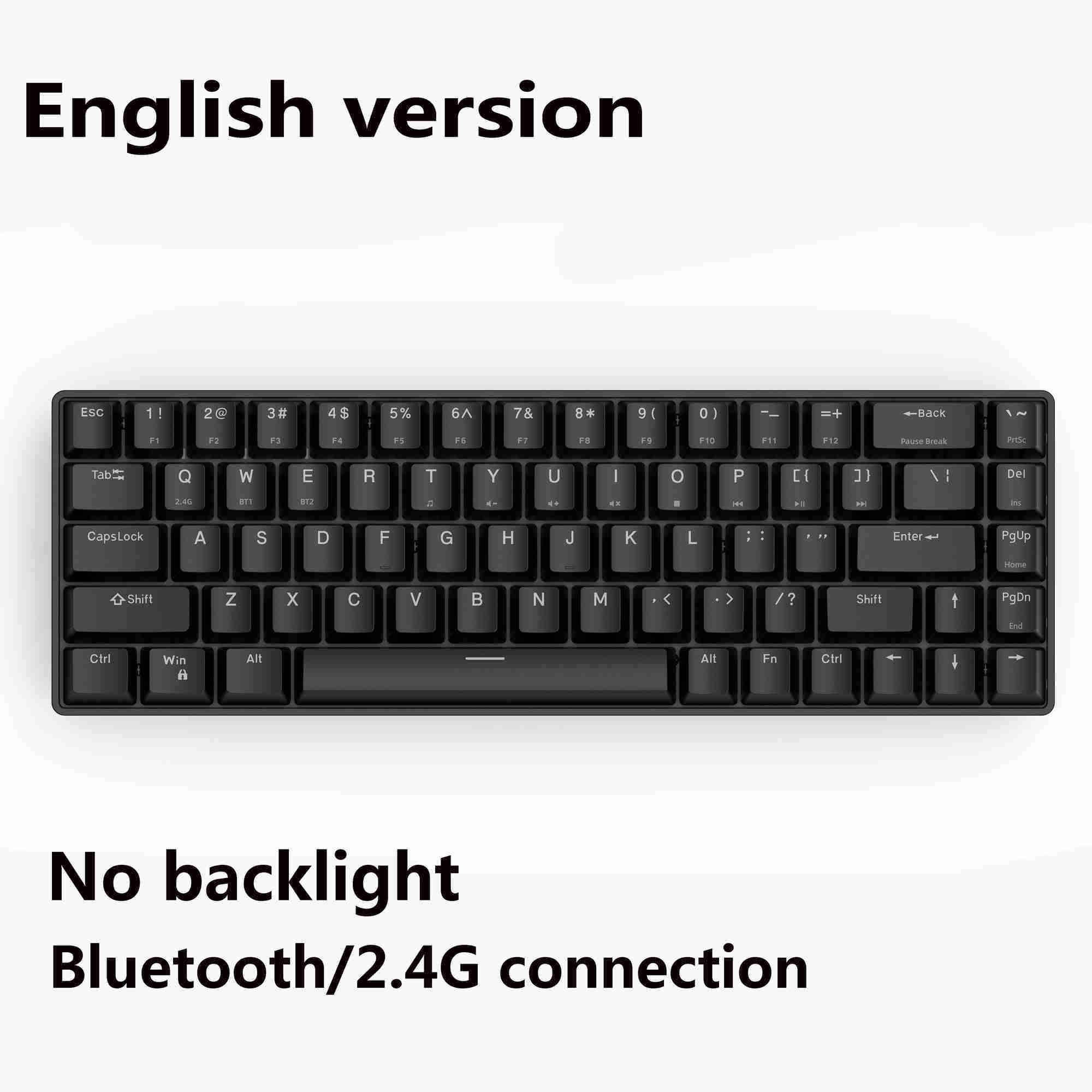 Gk68 Black Us-Brown Switch