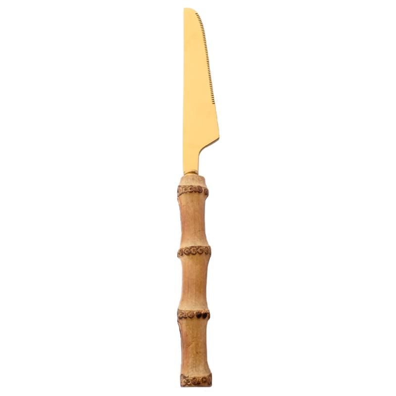 Couteau de table en or
