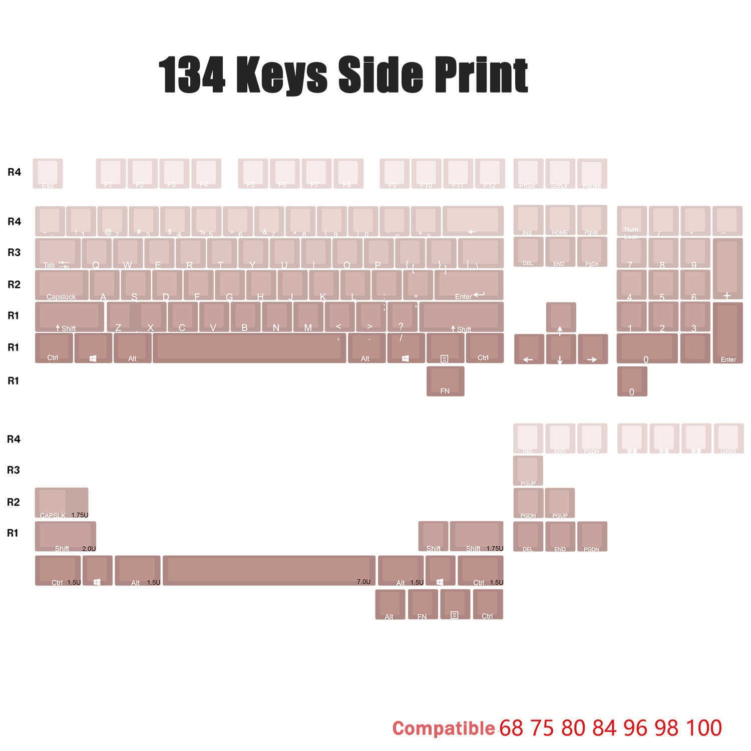 Impressão lateral 134 KEYS