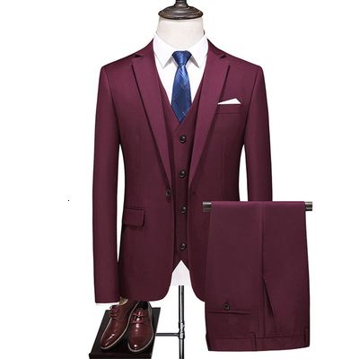 3 pcs set wine red