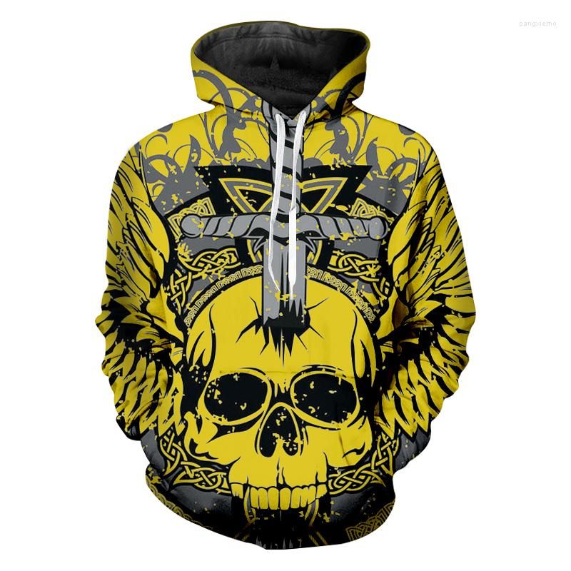 Cross Skull Hoodies