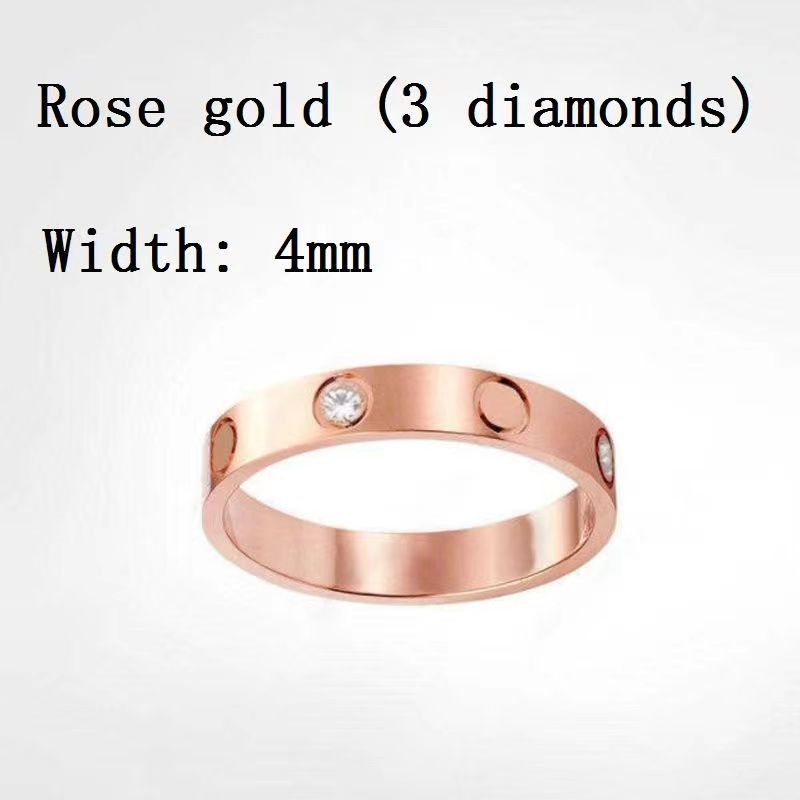 4mm rosaguld med diamant