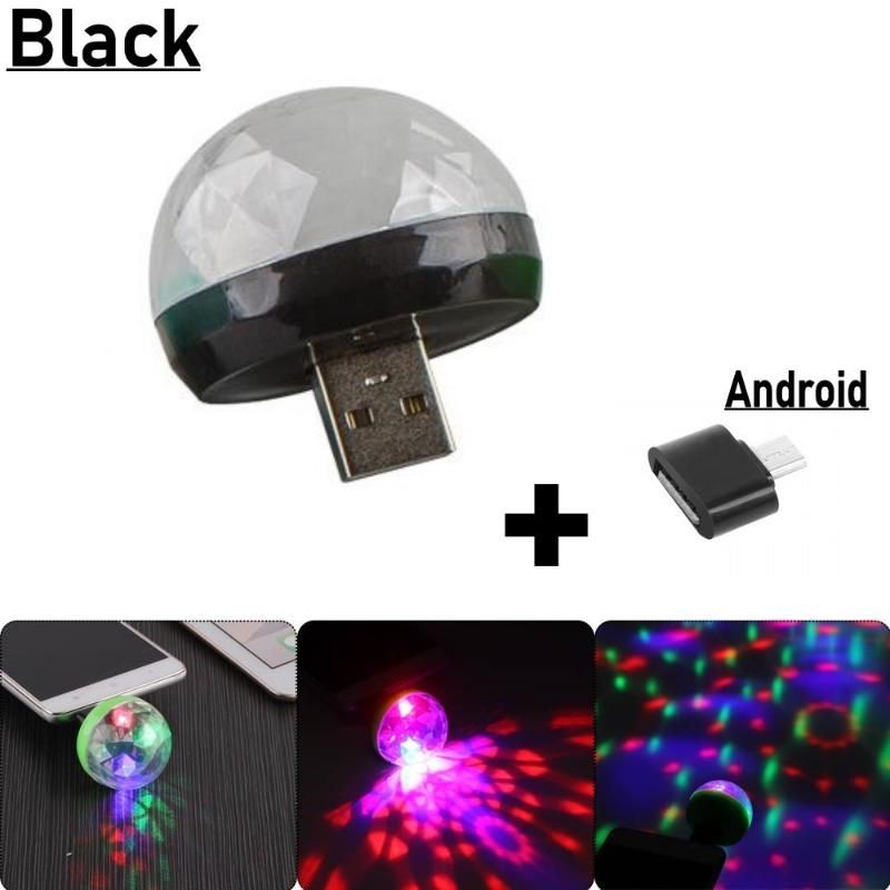 Черный Android 1pcs