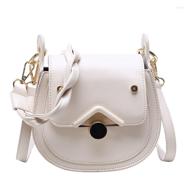 Bolso de hombro blanco