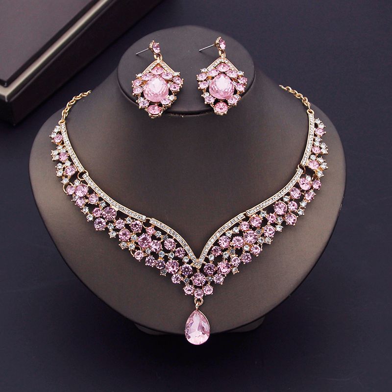 Pink Necklace Set