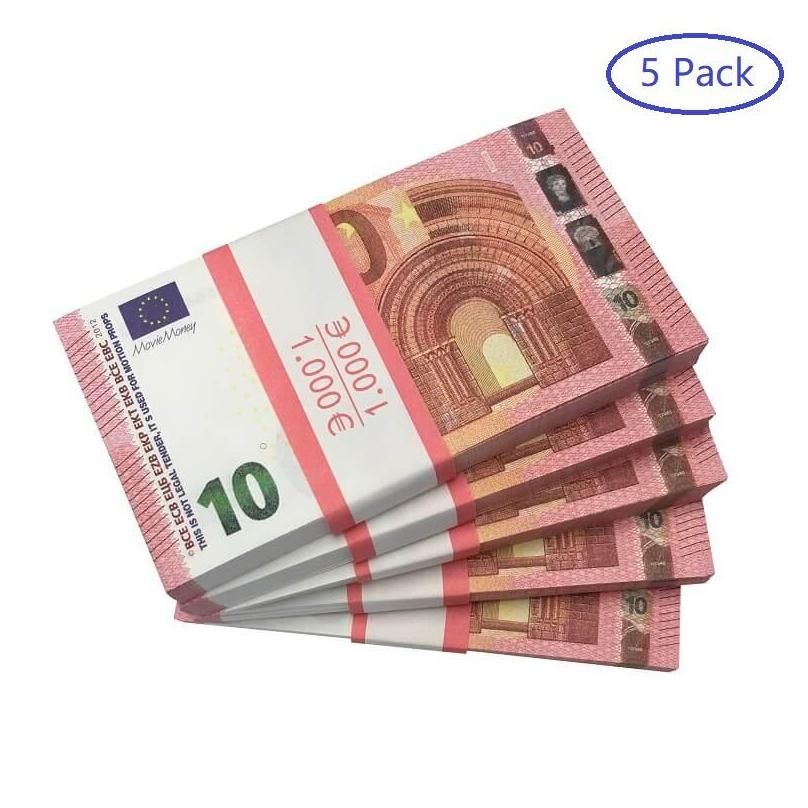 10 Euros 5 pacote (500pcs)