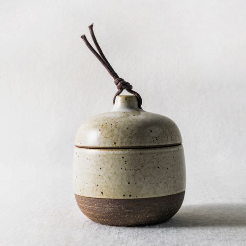 Stoneware stew pot