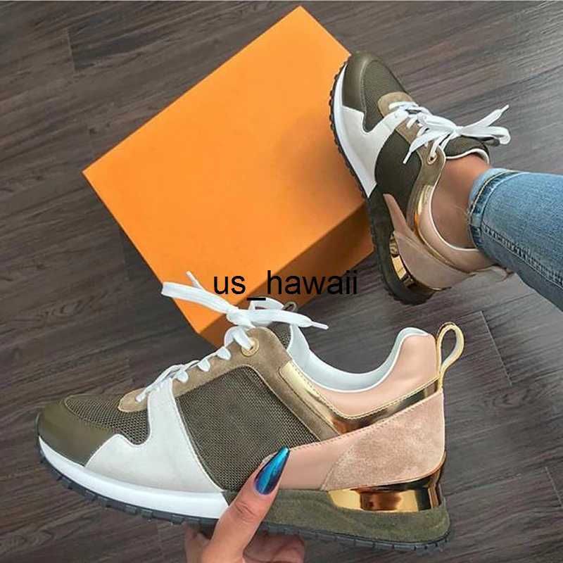 Women Lace Up Sneaker Casual Suede Leather Breathable Mixed Color