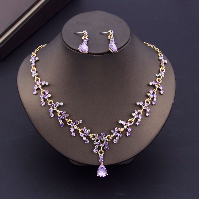 Purple Necklace Set15