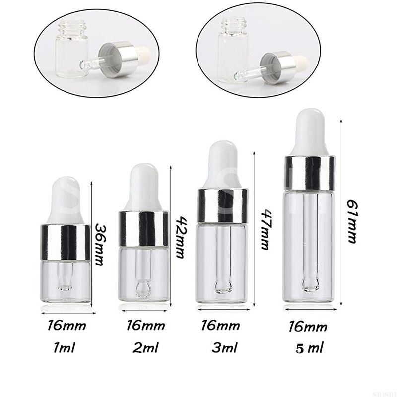 Silver Cap-Glass-20 Pcs x 1ml