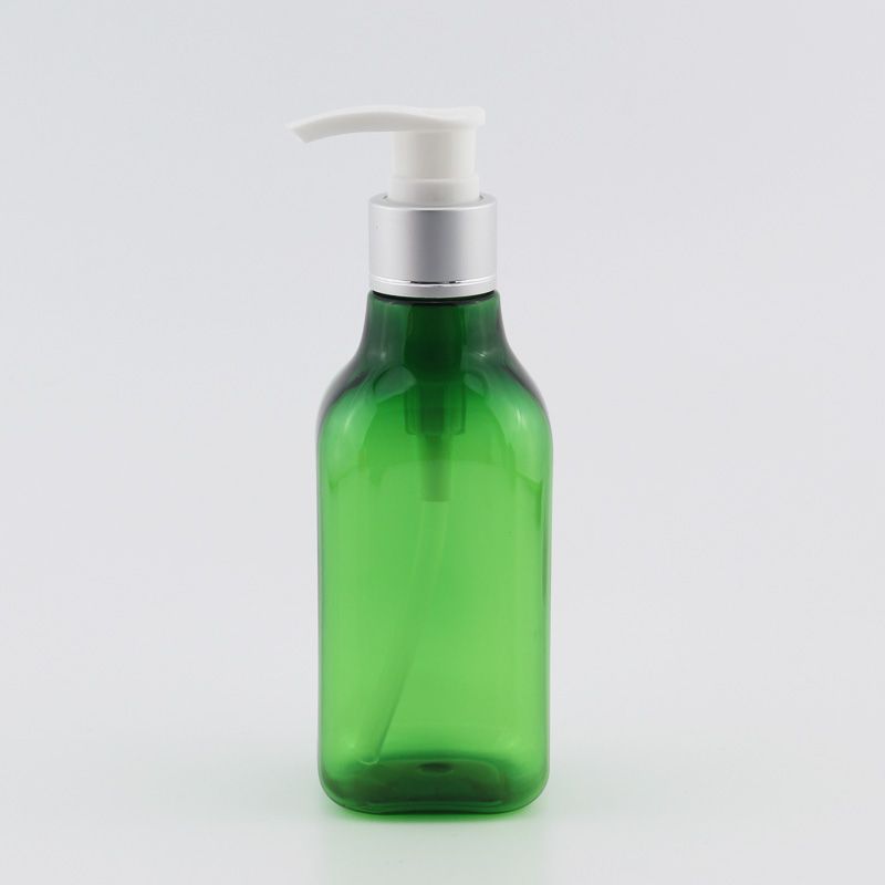 200ml Green Bottle White Plastic