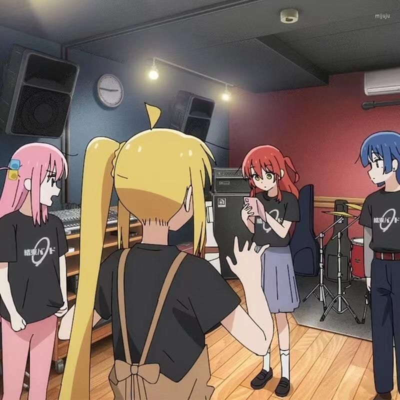 Anime BOCCHI THE ROCK! hitori bocchi T-shirt Summer women