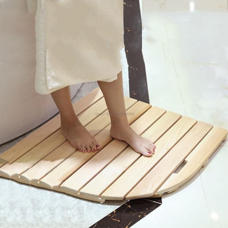 BambooMN Bath Mat Non Slip, Mold Resistant Wood Stripe Design For Bathroom  Or Shower Floor From Liuliumayy, $272.25