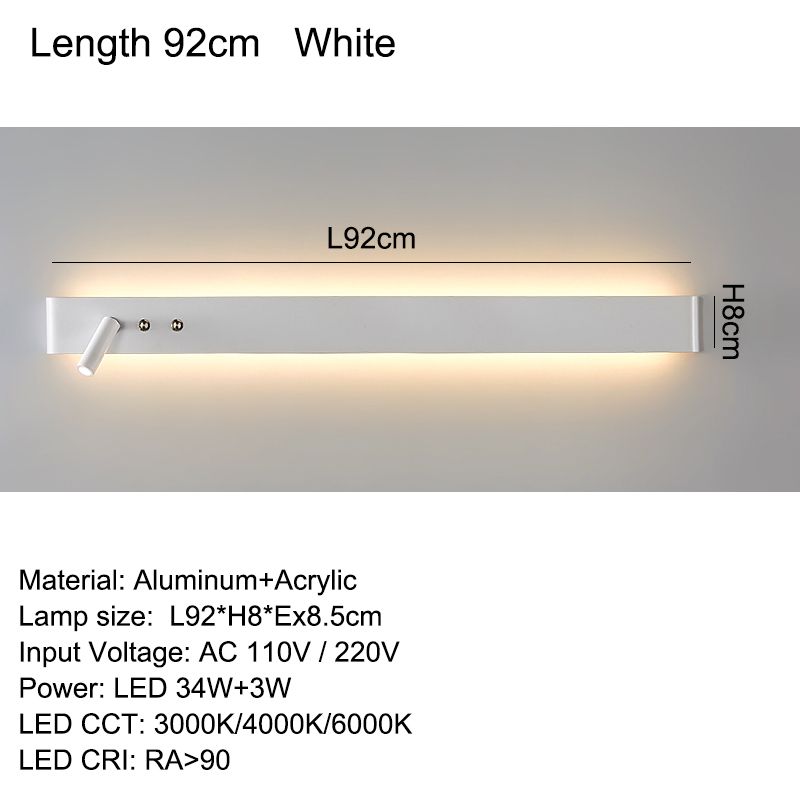 L92CM Weiß warmes Weiß (2700-3500K)