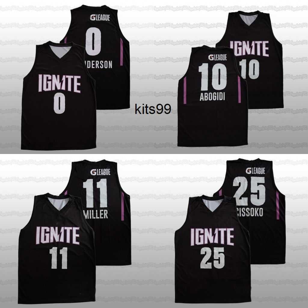 Sidy Cissoko 25 NBA G League Ignite 2022-23 Replica Jersey Black / SM