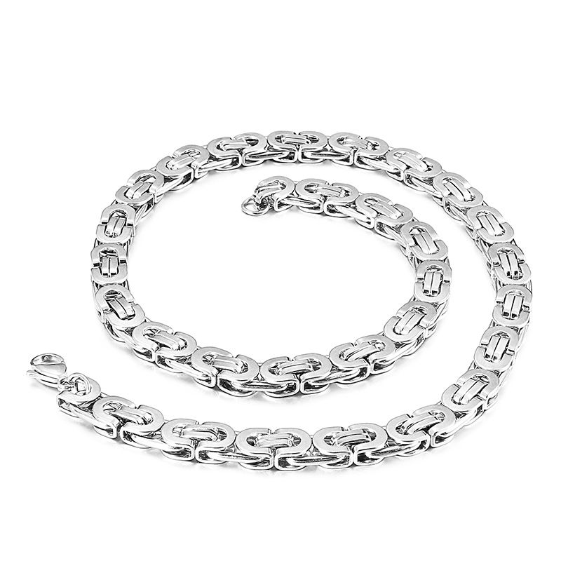 silver 6mm width 50cm