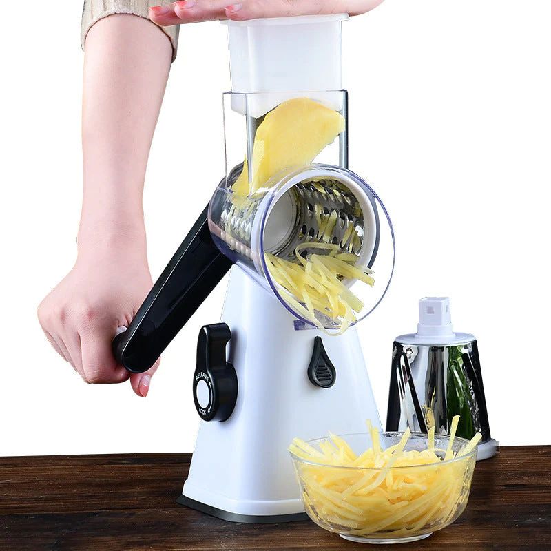 Multifunctional Drum Vegetable Cutter Kitchen Household Circular Vegetable  Cutter Rotary Grater Hand Slicer Kitchen Tool