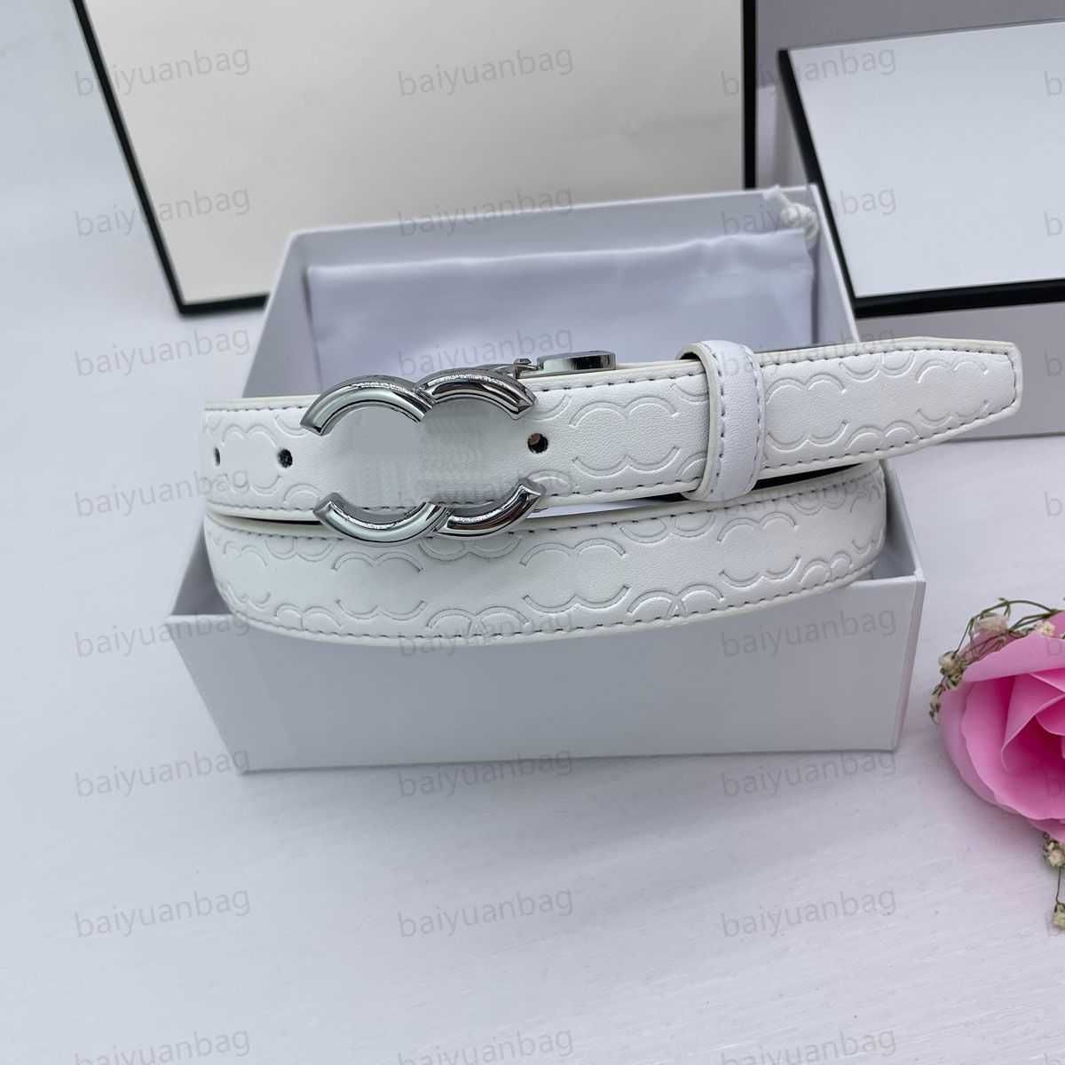 14 White+Silver buckle