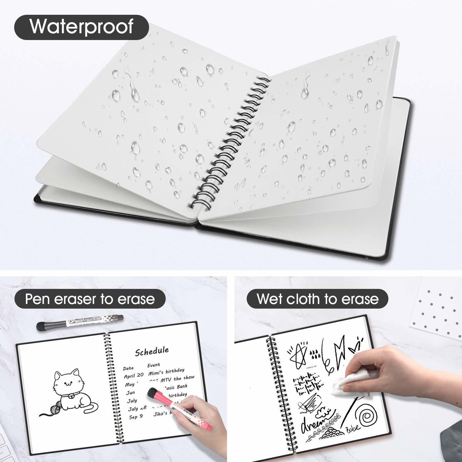 Wholesale  Basics Whiteboards A4 Size Whiteboard Notebook Board  Reusable Meeting White With Pen Presentation Supplies 230217 From Kong09,  $15.2